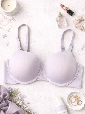 Warner’s 34D Lavender Full Coverage Underwire Bra NWT